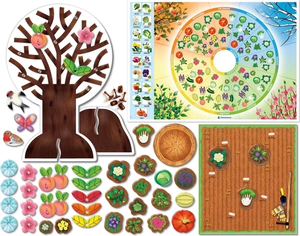 CLEMENTONI Jeune Apprenant : Arbre des Quatre Saisons (Jouer pour l'Avenir)