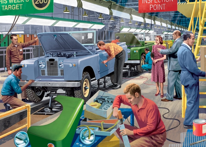 Puzzle Usine Automobile 1000 pièces