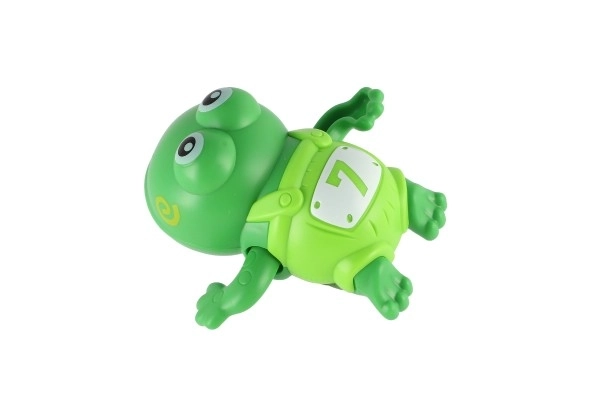 Grenouille à remonter pour baignoire en plastique 10cm 6pcs dans boîte 18m+