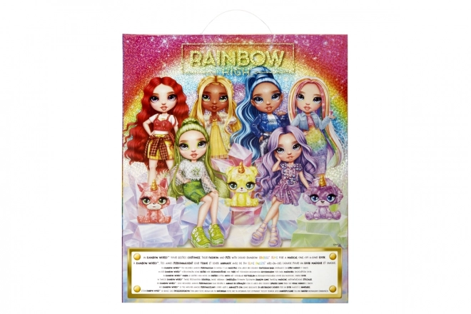 Poupée de mode Rainbow High avec animal de compagnie - Skyler Bradshaw