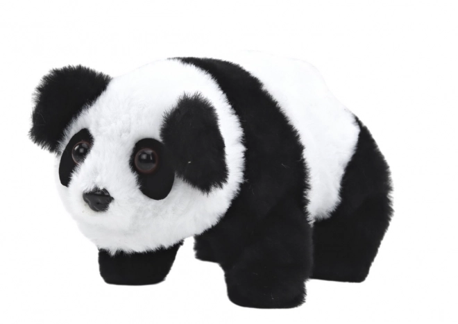 Panda interactive en peluche de couleur Transporter Rose Bleu