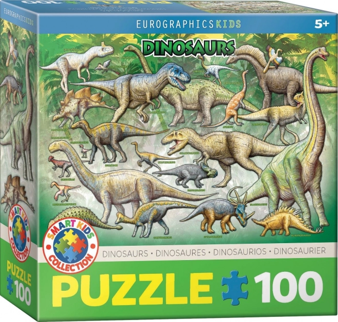 Puzzle Dinosaures 100 pièces
