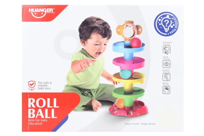 Amusement coloré avec motif petit singe
