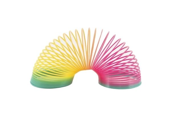 Ressort arc-en-ciel sautant - 6,5 cm