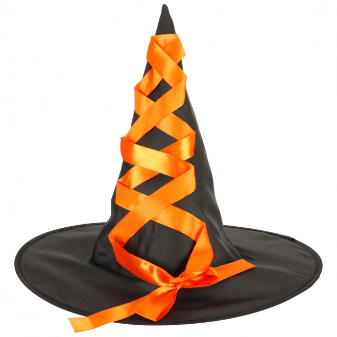 Costume de sorcière de carnaval orange