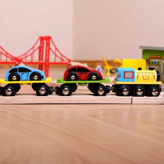 Compatible avec les circuits de trains en bois