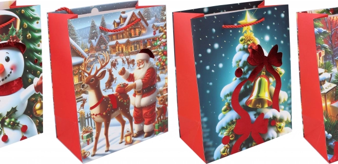 Sac cadeau L 32x41,5x12 cm NOËL
