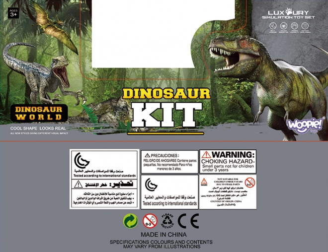 Grande ensemble de dinosaures XXL avec tapis Monde préhistorique