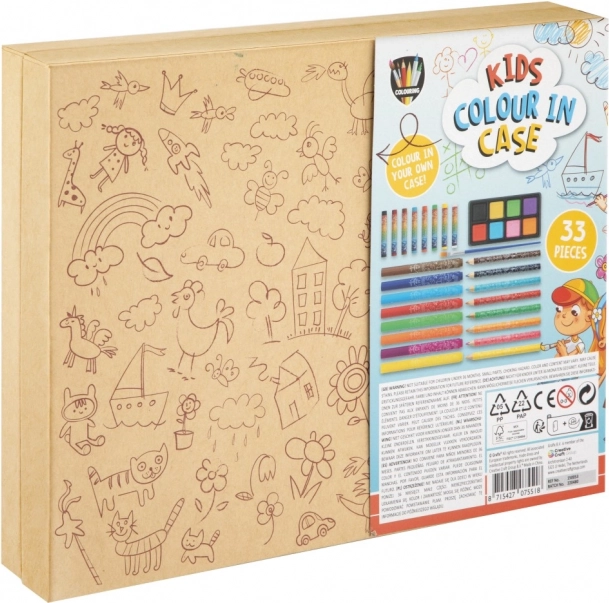 Étui créatif à colorier