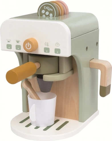 machine à café à levier en bois pour enfants 2kids toys