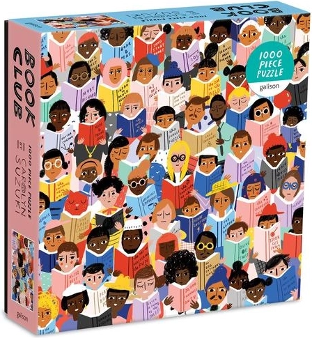 puzzle galison club de lecture 1000 pièces