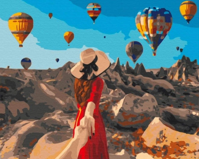 Peinture par numéros - Voyageur de Cappadoce