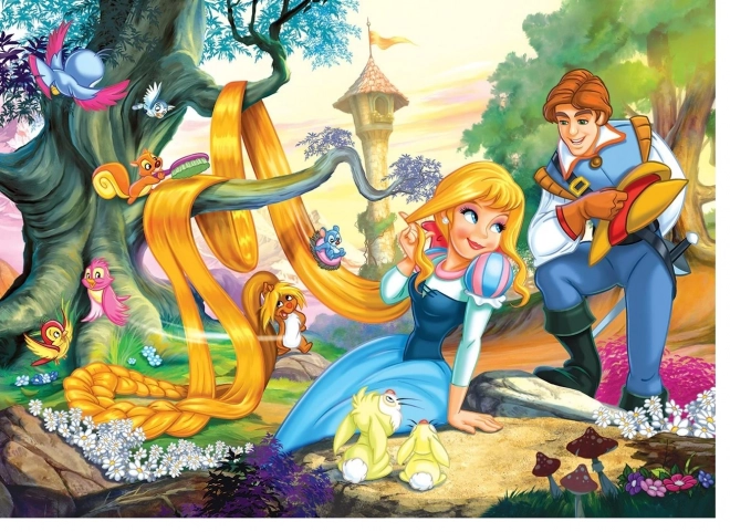 Puzzle Eurographics Princesse avec de magnifiques cheveux 100 pièces