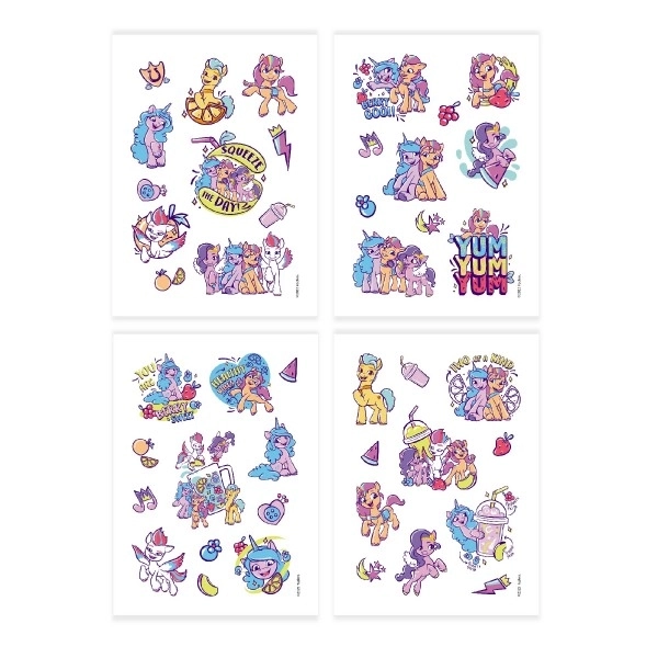 Tatouages My Little Pony 4 feuilles