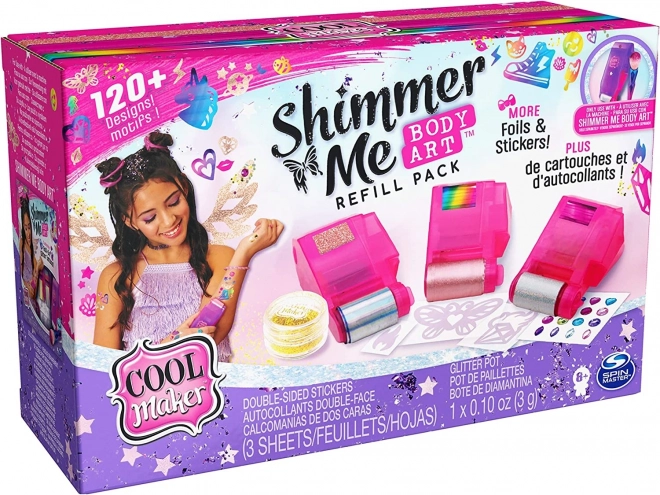 Pack de recharge Cool Maker Shimmer Me pour tatouage