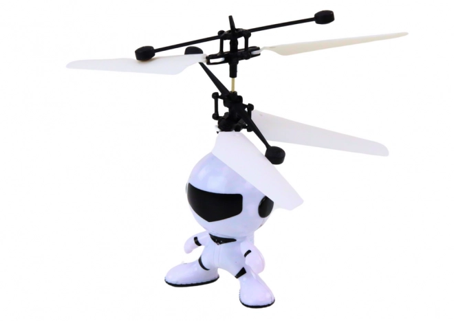 Astronaute volant Drone télécommandé - hélicoptère Blanc