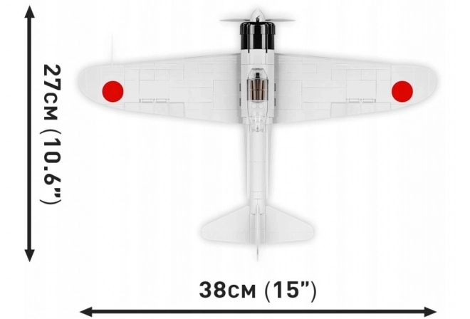COBI 5729 II WW Mitsubishi A6M2 ZERO-SEN, 1:32, 347 p, 1 f
