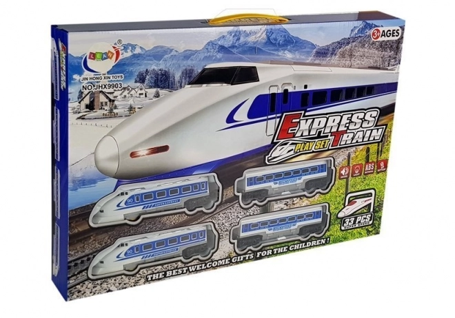 Ensemble de train électrique Pendolino avec effets