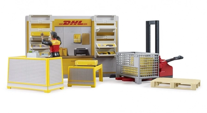 Bruder BWORLD Point relais DHL avec accessoires