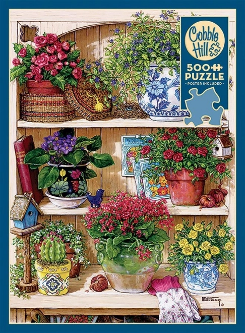 Puzzle armoire fleurie 500 pièces Cobb Hill
