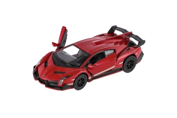 Auto Kinsmart Lamborghini Veneno métal/plastique 13cm à rétrofriction