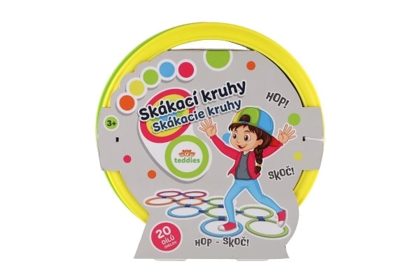 Cercles de saut colorés pour enfants et adultes