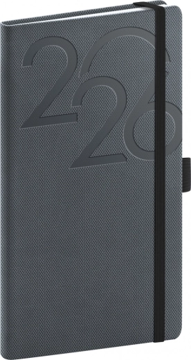 Agenda de poche Notique Ajax noir 2026
