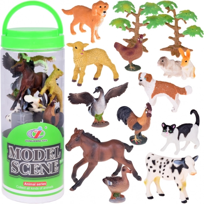 Ferme des animaux - Ensemble de 17 figurines