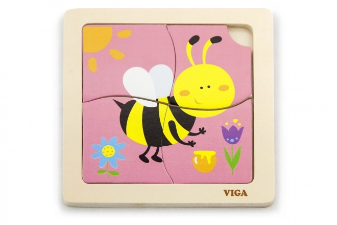 Puzzle en bois abeille de Viga