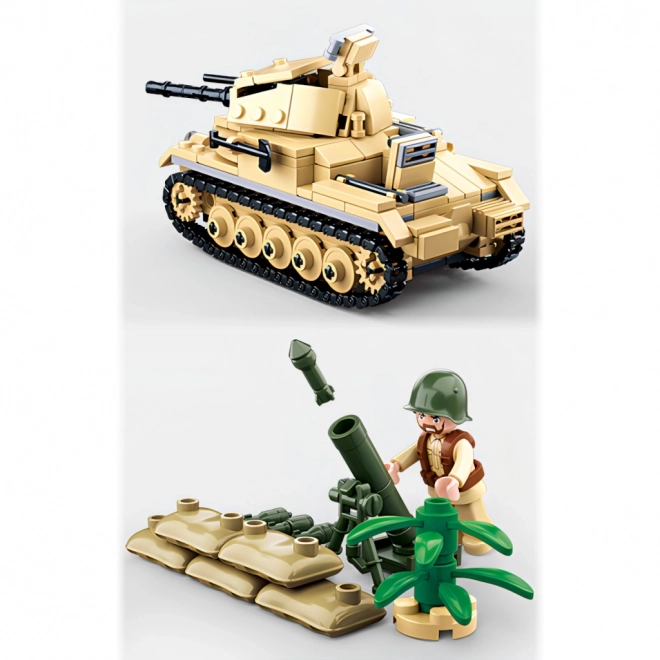 Sluban WWII M38-B0691 Char allemand Panzer II