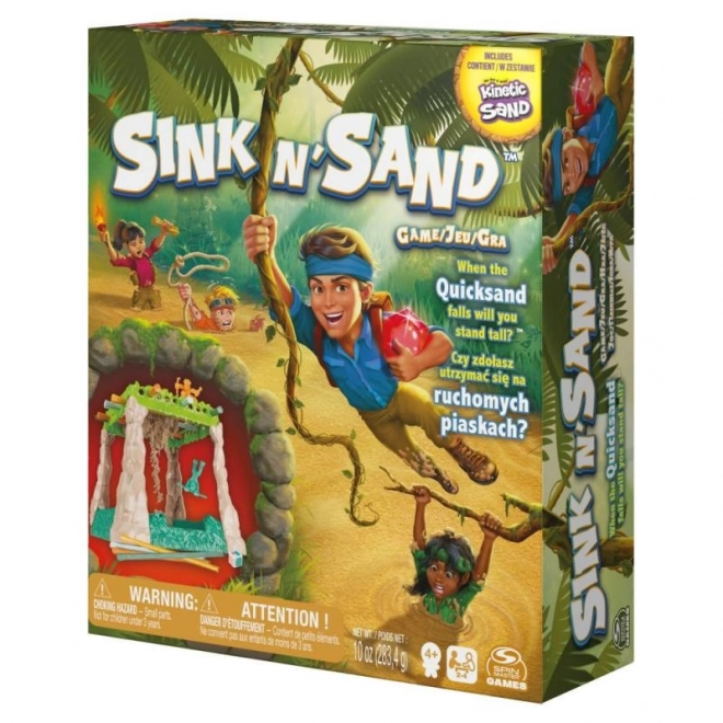 Jeu de société Aventures dans la Jungle avec Sable Cinétique