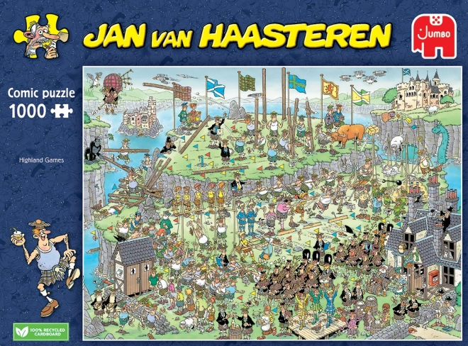 Puzzle JUMBO Jeux écossais JvH 1000 pièces