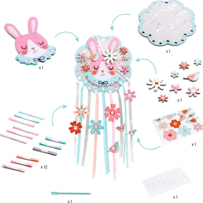 DJECO DIY Attrape-rêves Lapin