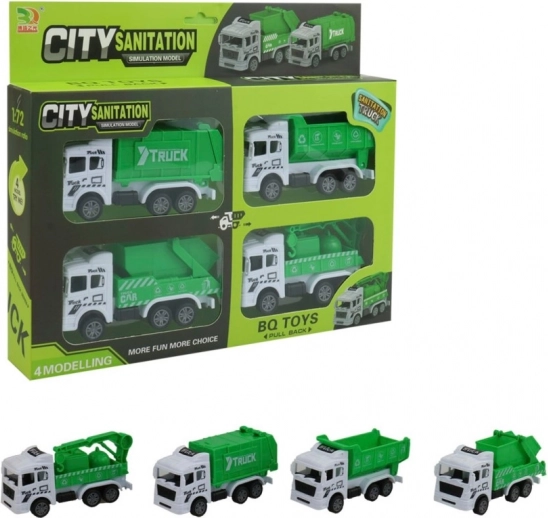 Voitures des services municipaux à rétrofriction