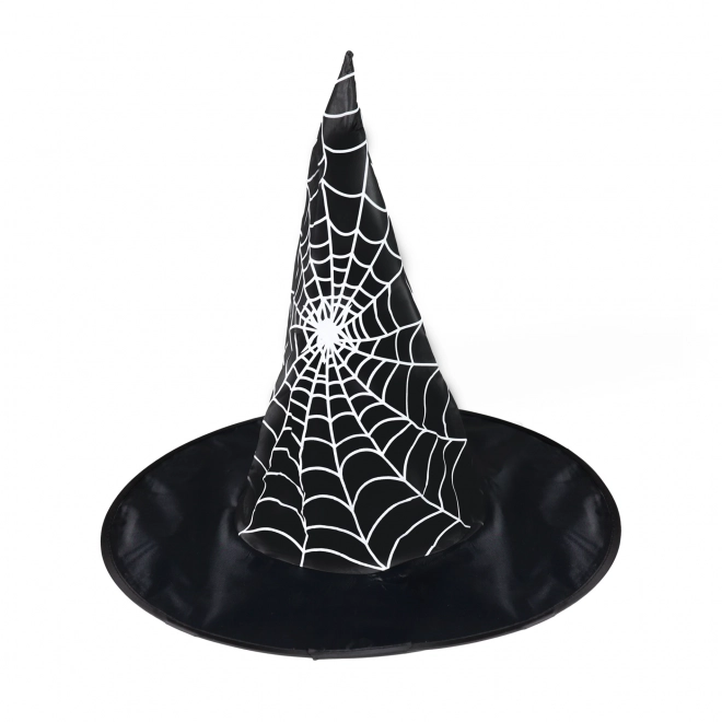 Chapeau d'enfant avec toile d'araignée décor blanc