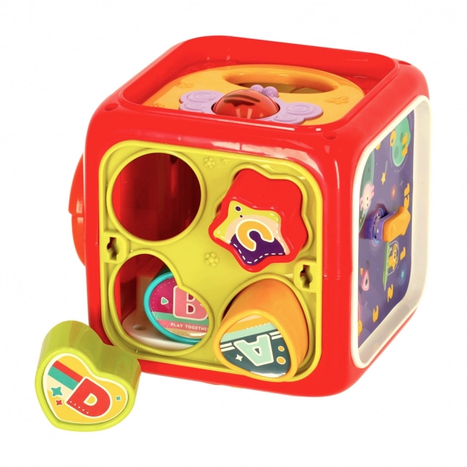 Cube éducatif interactif 6 en 1 Bibi-inn rose