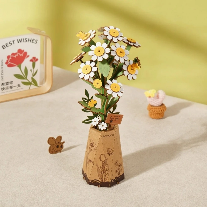 RoboTime 3D puzzle en bois Camomille