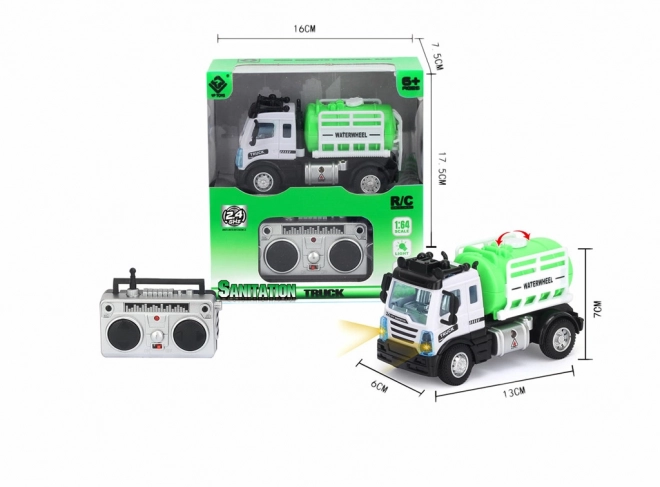 Mini camion de pompiers R/C 1:64