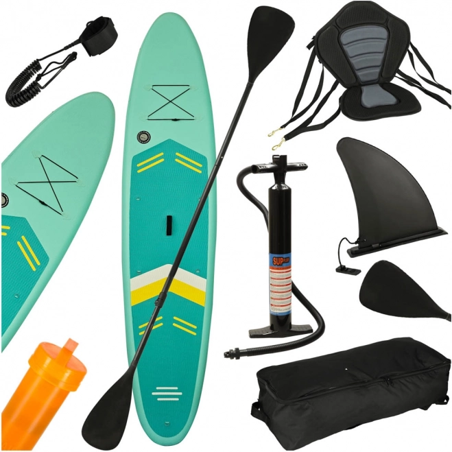 Paddleboard gonflable 350 cm avec accessoires et siège