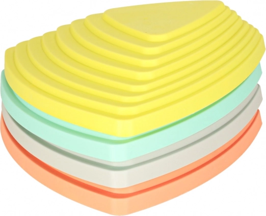 Pierres pastel pour l'équilibre et l'entraînement sensoriel pour enfants