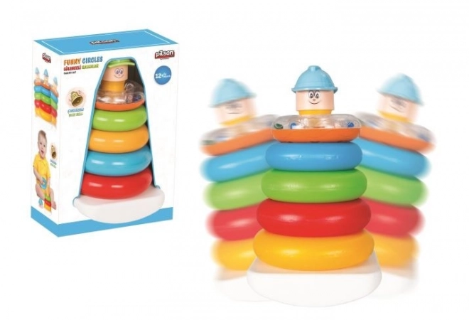 Pyramide pliable avec bonhomme