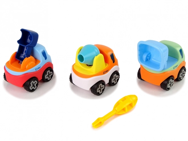 Ensemble de construction de 3 petites voitures avec tournevis