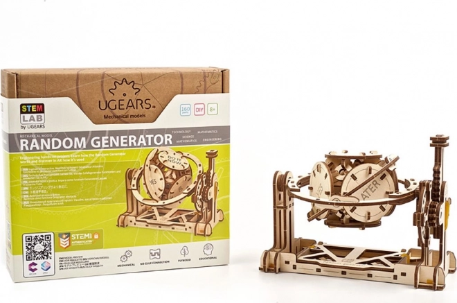 Ugears puzzle mécanique 3D en bois générateur aléatoire