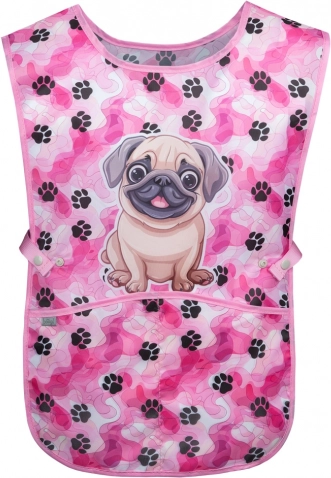 tablier enfant pattes avec carlin – lavable et pratique