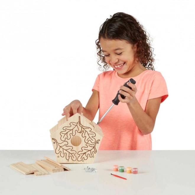Kit créatif pour fabriquer un nichoir à oiseaux
