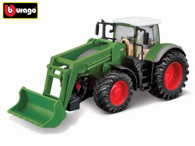 Bburago tracteur Fendt 1050 Vario avec pelle avant