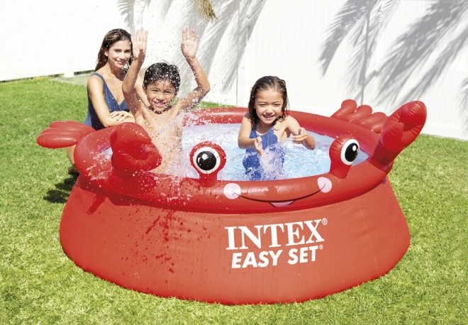 Piscine gonflable Crabe joyeux INTEX EASY SET