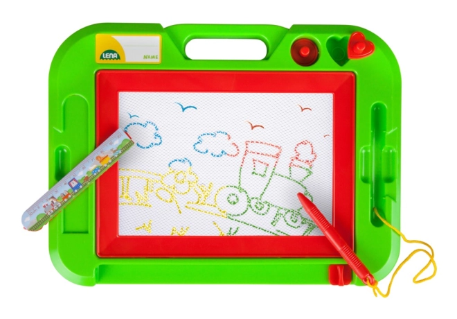 Surface de dessin colorée