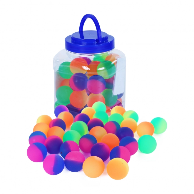 Boules rebondissantes colorées 38 mm