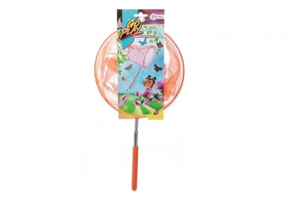 Filet télescopique pour insectes métal/tissu 65cm diamètre 20cm 4 couleurs